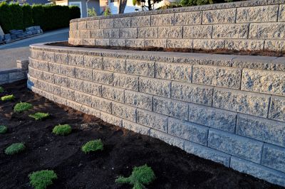 Retaining Wall - Jem Foundation And Slab Sharon, Massachusetts